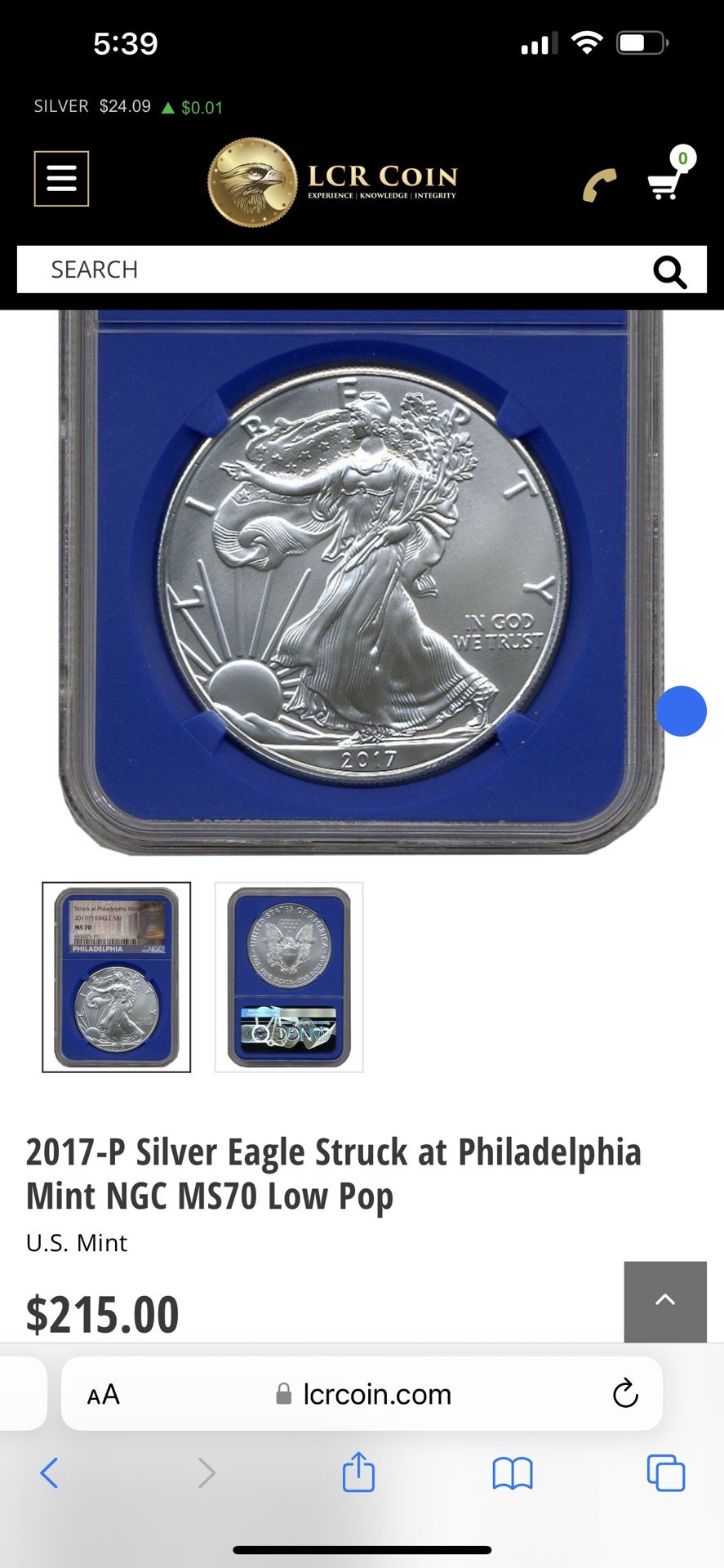 Pure Fine Silver Coins