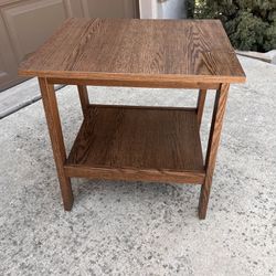 Small Multi Use Table With Bottom Shelf 