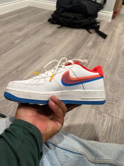 Nike Air Force 1 Low White Multi-Color Sneaker
