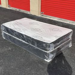 Twin Size Mattress Set – Medium Comfort – Available Today 🚚