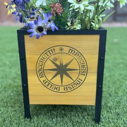 Wine Crate Panel Planter