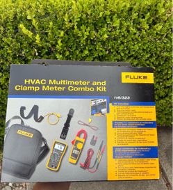 Fluke HVAC Multimeter and Clamp Meter Combo Kit