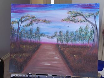 One of a kind canvas painting
