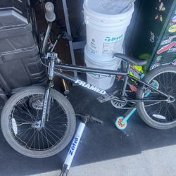 Framed 20 Inch BMX Bike