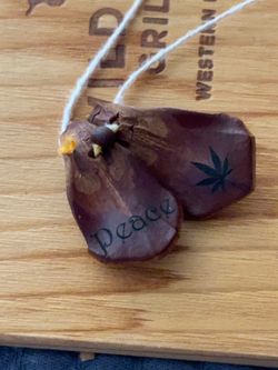Pinecone pendant Clapper