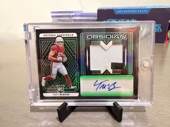 2022 Panini Obsidian-Trey McBride- JERSEY PATCH AUTO RC Rookie /50