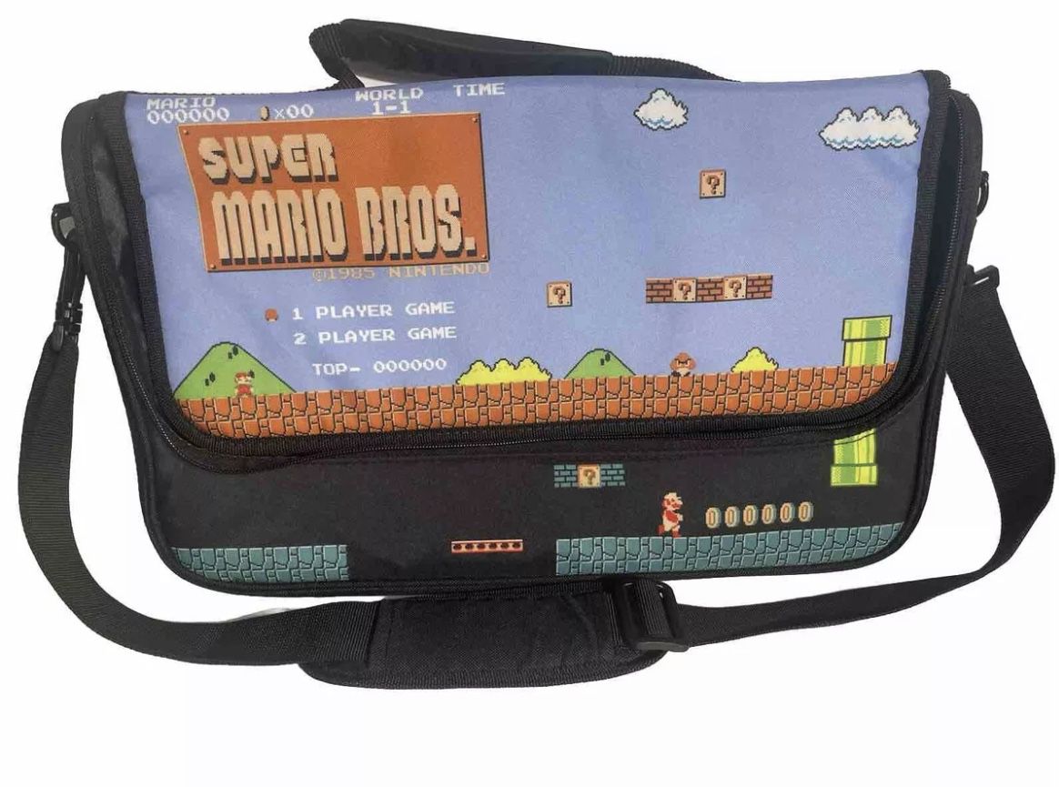 Power A Everywhere Messenger Bag Nintendo Switch Super Mario Bros. Carrying Case