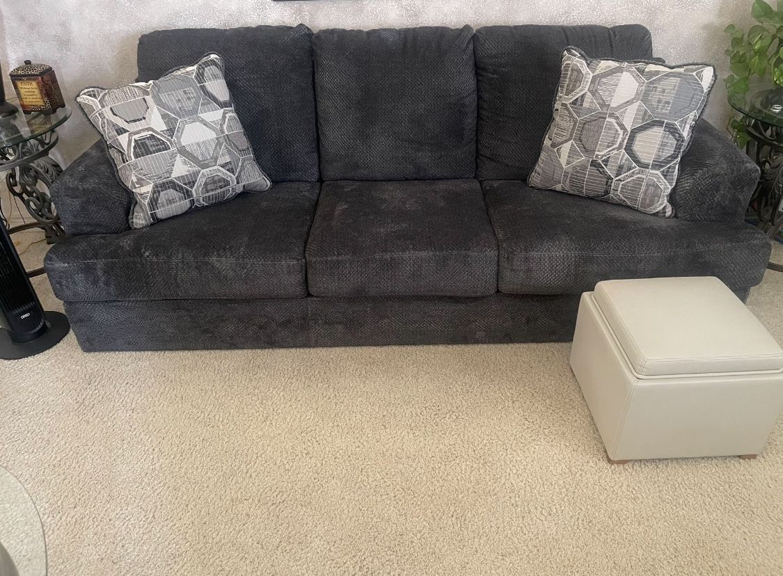 Couches (2) with Chair and Ottoman