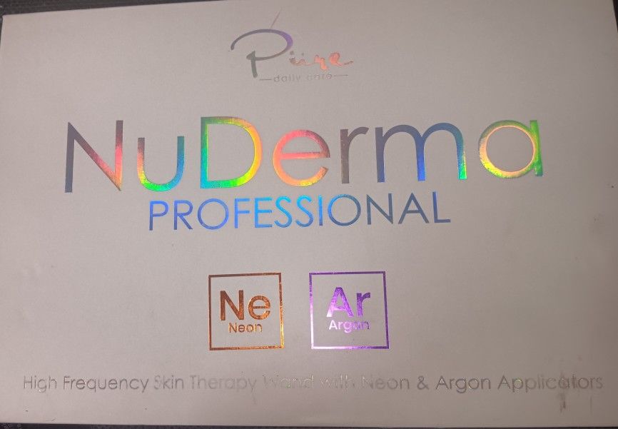 Nuderma Pro high frequency skin therapy wand
