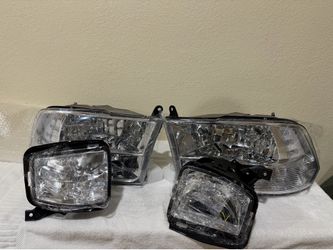 2011-2018 dodge ram headlights fog lights