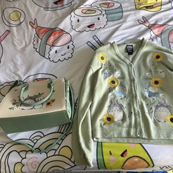 Totoro Purse And Cardigan