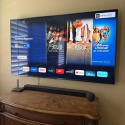 LG 65” Smart TV with LG Soundbar