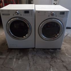 Set Washer And Dryer LG Electric Dryer 220v Everything Is Good Working Condition 3 Months Warranty Delivery And Installation 