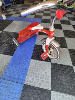 Vintage metal tricycle
