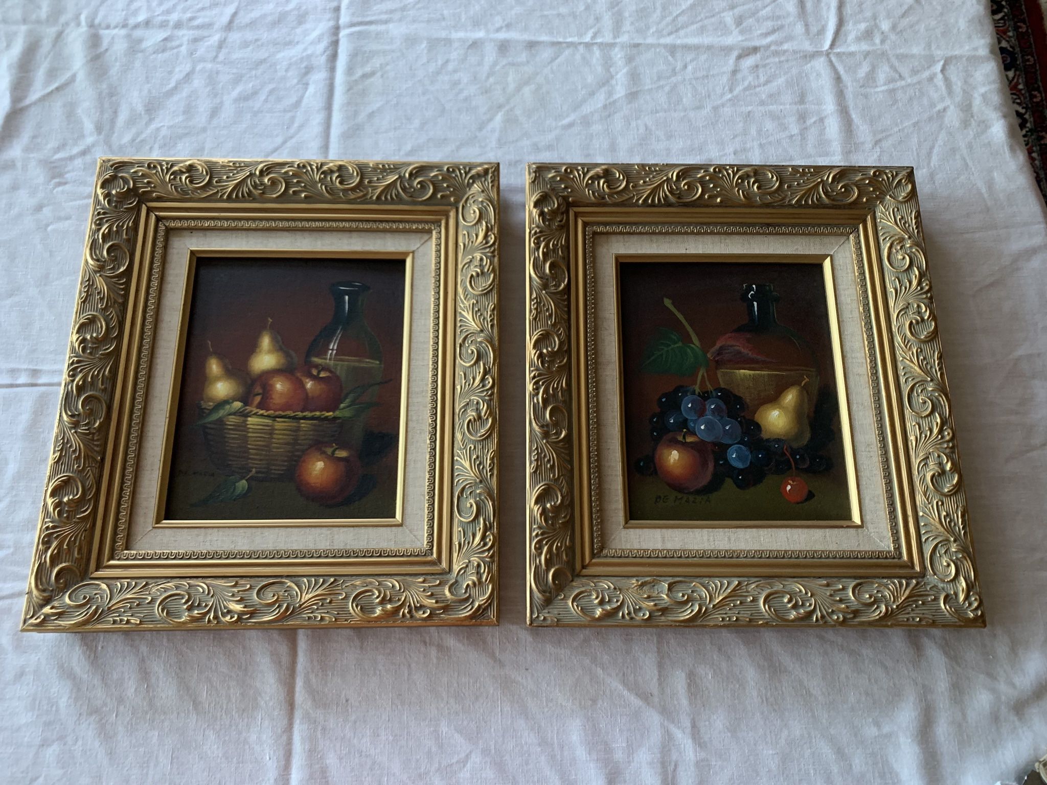 2 Vintage Violeta De Mazia Oil Paintings $50 each