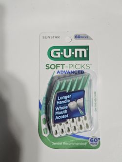 GUM Soft Picks Advanced Dentist Recommended Dental Picks 6 Count