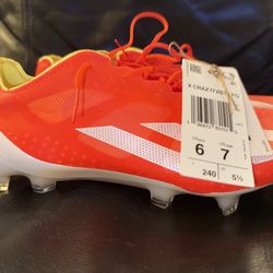 Adidas Crazyfast + FG Solar Red Size 6