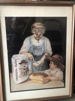 18” x 24” FRAME LITHO BY ESTHER SMITH 1975