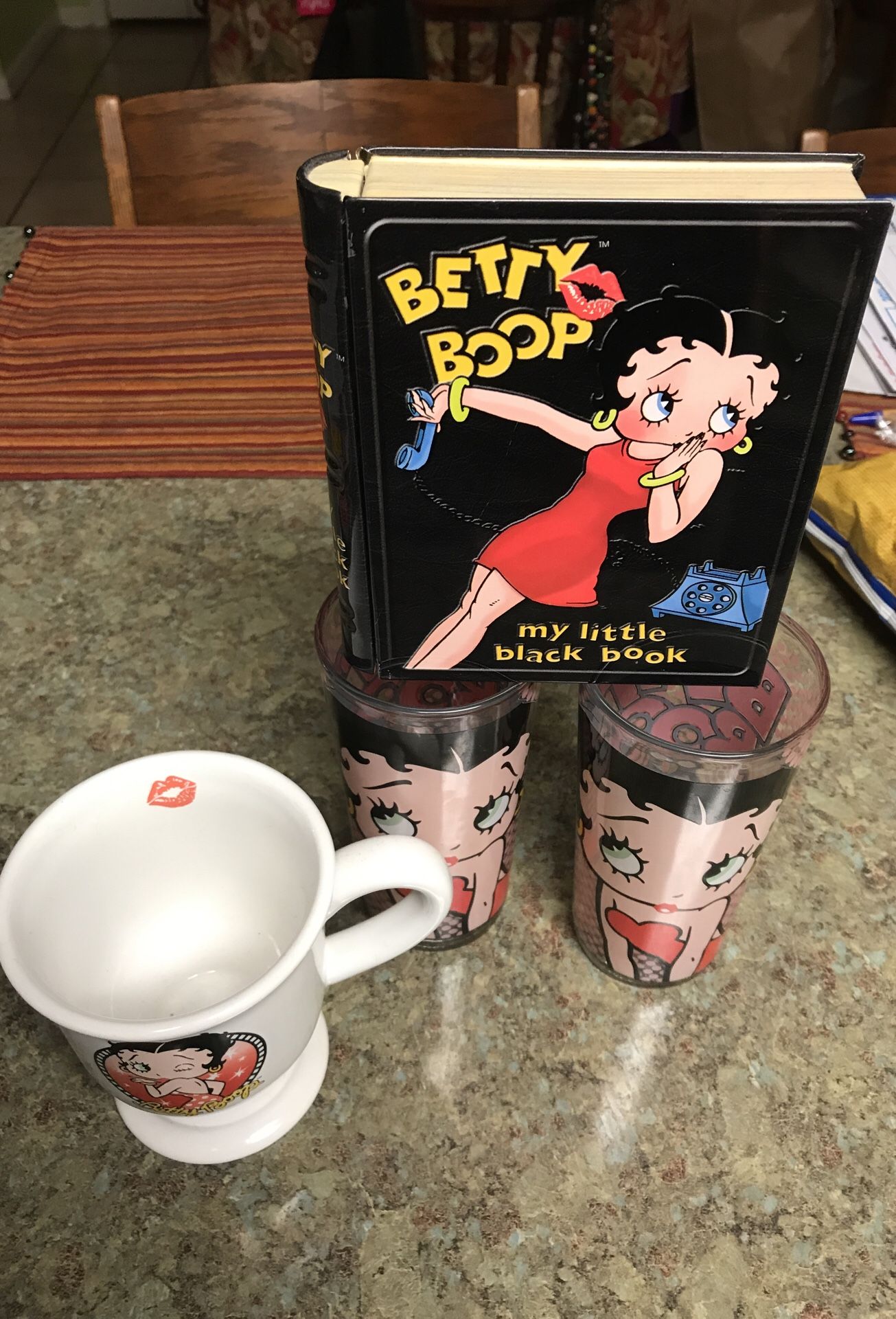 Betty Boop. 2006 and mug 200O. Excellent condition.
