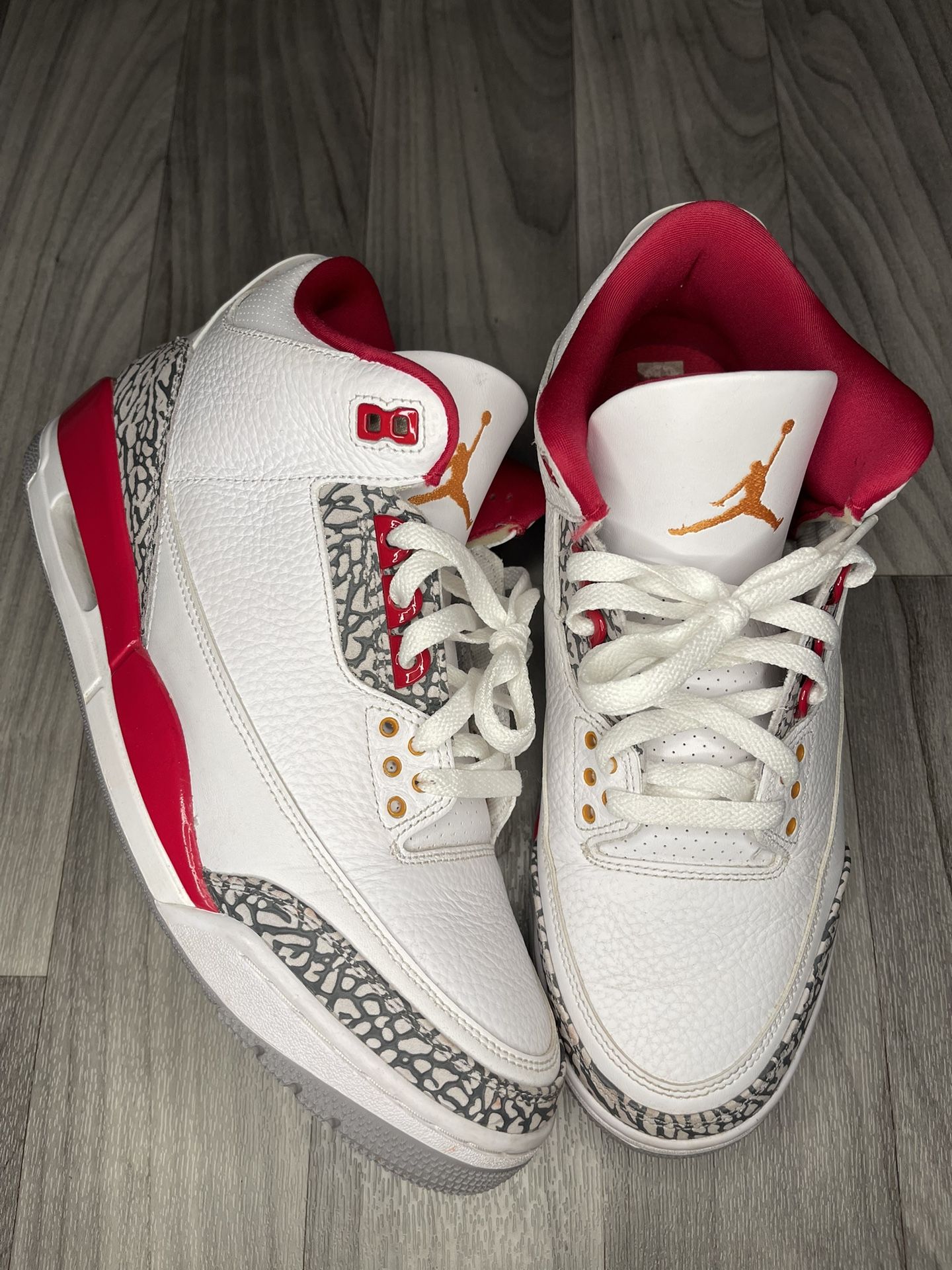 Cardinal Red Jordan 3s