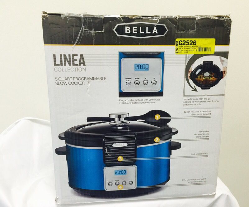 Bella Linea Collection 5 QT Programmable Slow Cooker - Office Depot