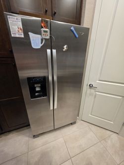 Whirlpool Stainless Side-by-Side Refrigerator - 24.6 Cu Ft