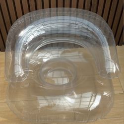 Clear Inflatable Lounge Chair. NEW in Box. Unopened. 