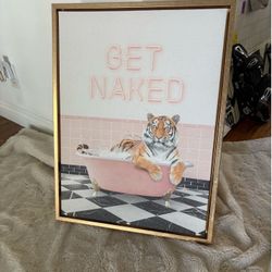 Get Naked Framed Art 