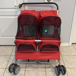 double dog stroller
