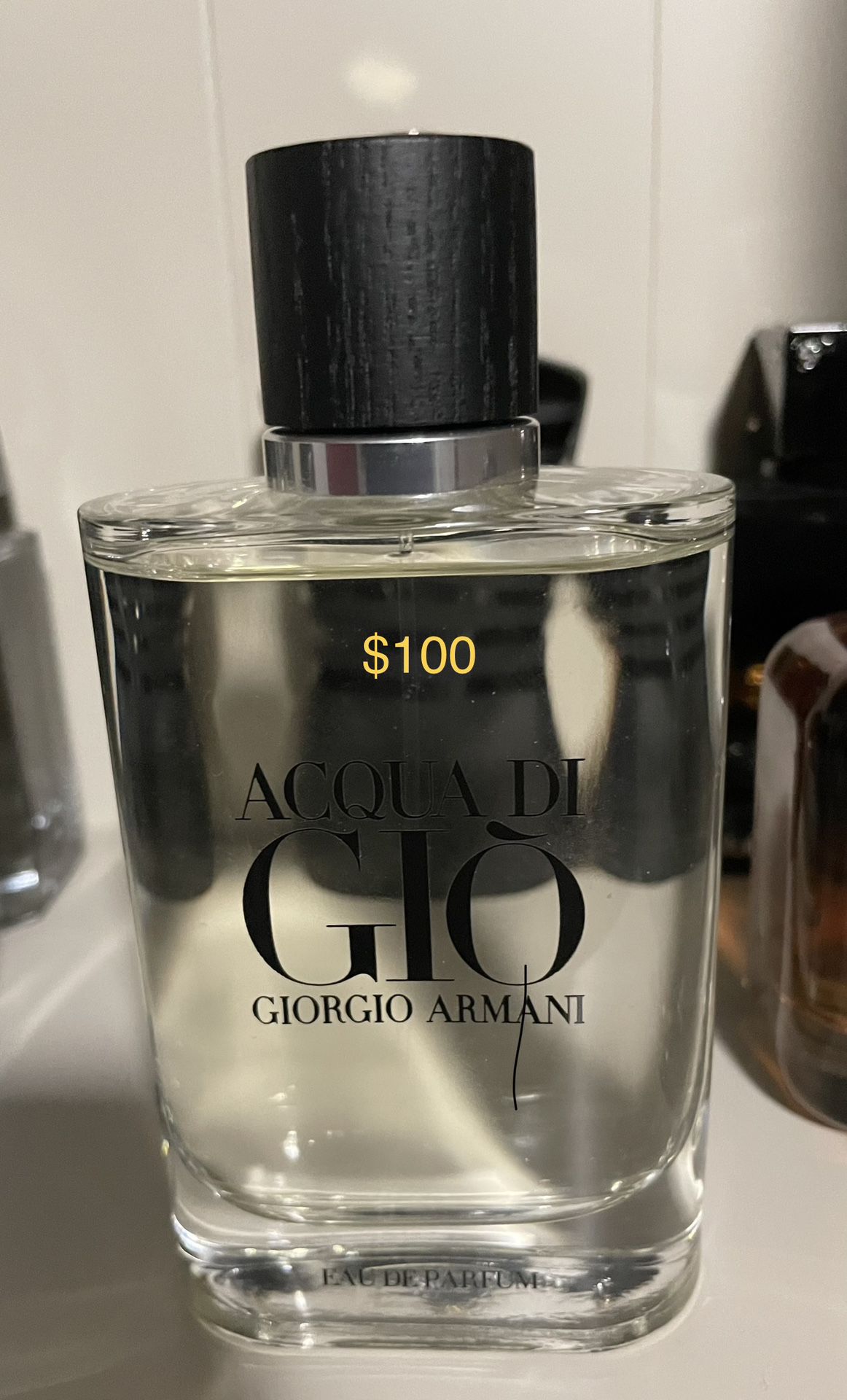 New Giorgio Armani Acqua di Giò Eau de Parfum Cologne 4.2 Oz
