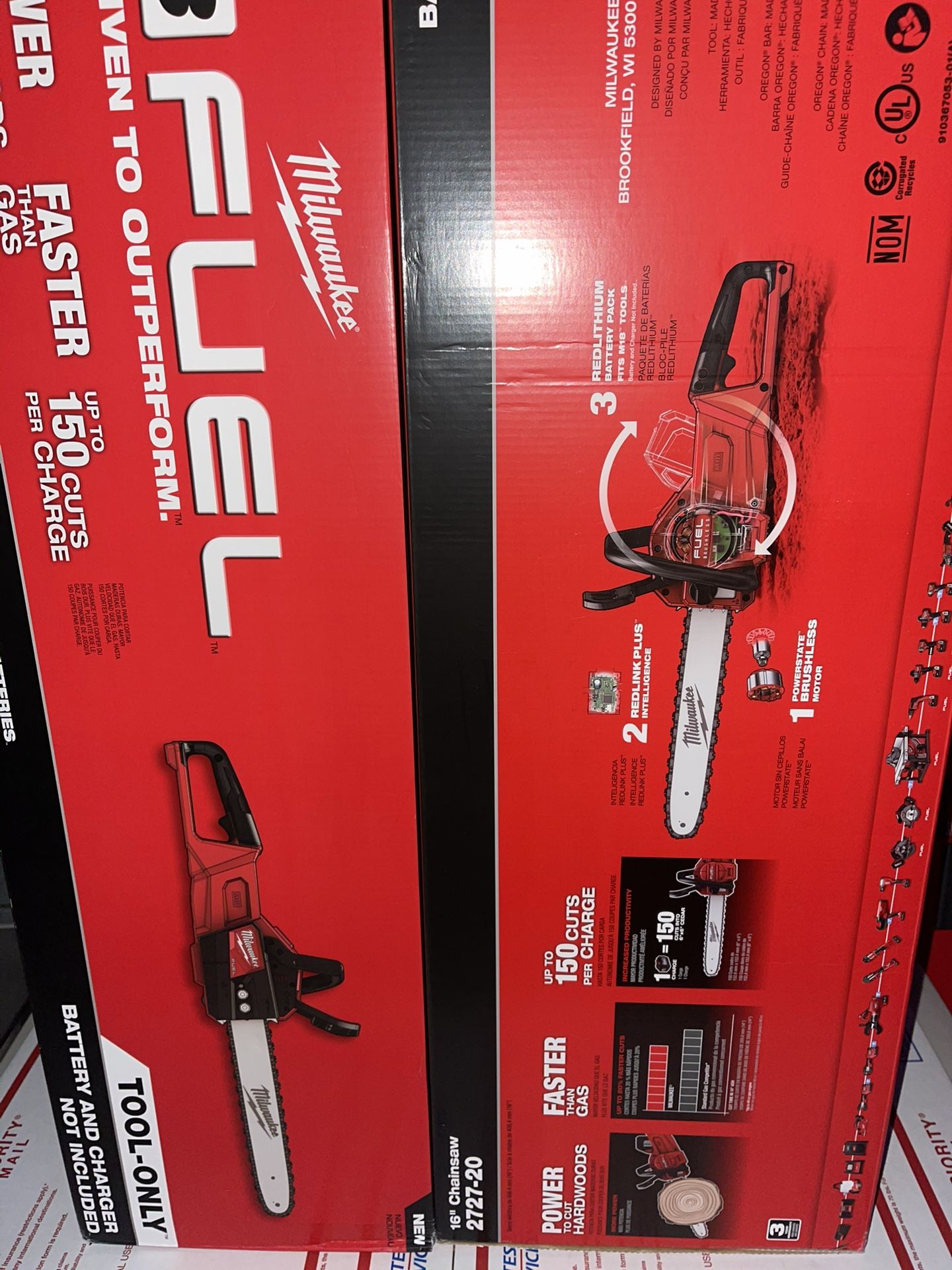 Milwaukee M18 Fuel 16” Chainsaw. Tool Only. Model #2727-20