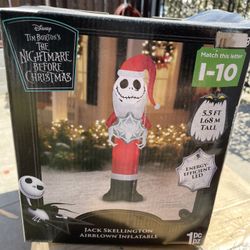 New Jack Skelton Inflatable Yard Halloween Decor