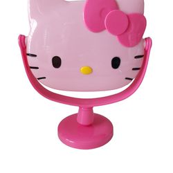 Hello Kitty Cute Pink Makeup Mirror Drill Table Mirror Vanity Plastic  Mirror 