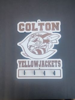 Colton Yellow Jackets Custom Key Holder