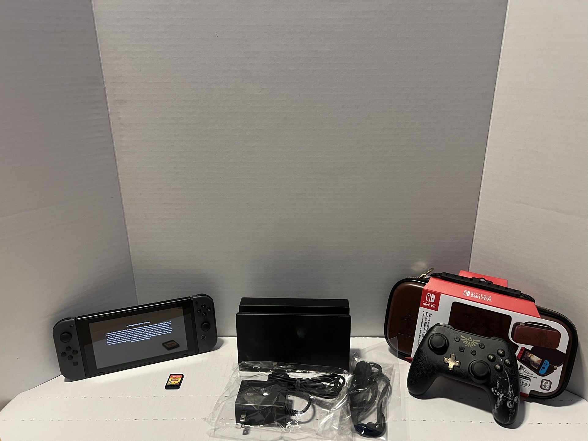 Nintendo Switch With Extras