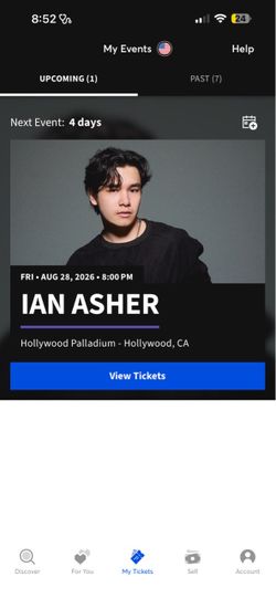 ian asher friday tickets concert