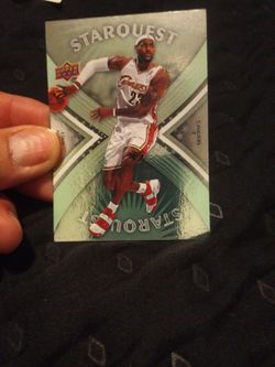 LeBron James Upper Deck Card
