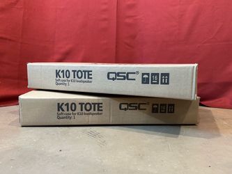 QSC K10 Speaker Tote Bag PAIR - Black