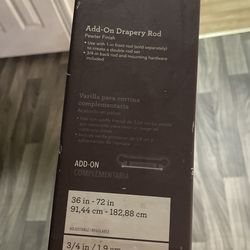 Allen & Roth Add -on Drapery Rod