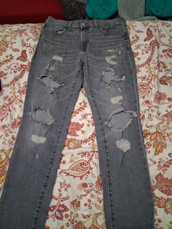 Gray jeans