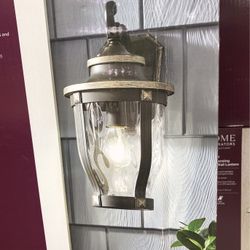 Home Decorators Collection McCarthy 1-Light Bronze Outdoor Wall Lantern Sconce