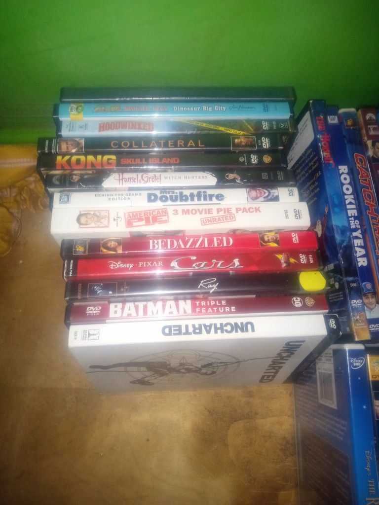 DVDs And Blu-ray Some For Kids Some For Adults Come Get It For A Steal!!!!!
