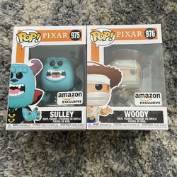 Funko Pop Halloween Sully and Woody Amazon Exclusive Set of 2 (message for individual)