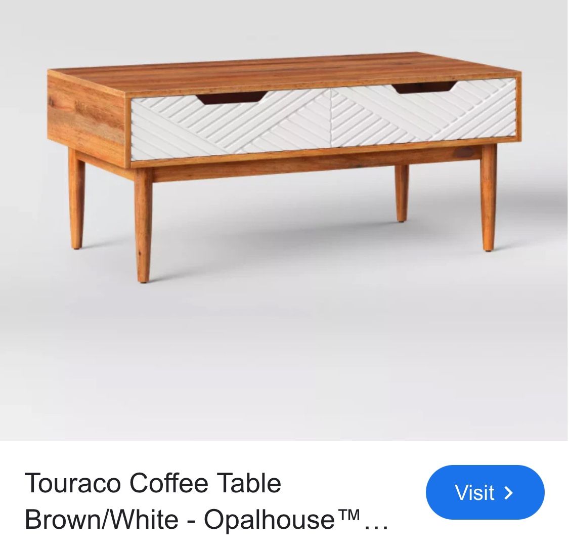 touraco dresser white brown - opalhouse Touraco Chest Brown/White