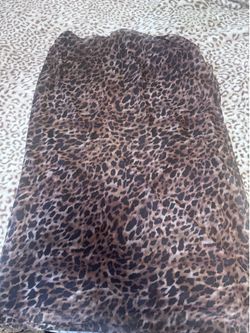Cheetah Long Skirt