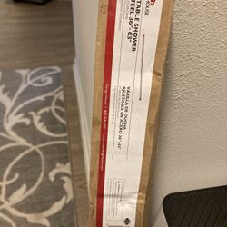Brand New In Box Adjustable Steel Shower Rod 