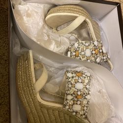 Wedges Sandals White 