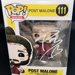 POST MALONE SIGNED FUNKO 111 PSA/DNA