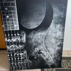 Guitar Wall Photo