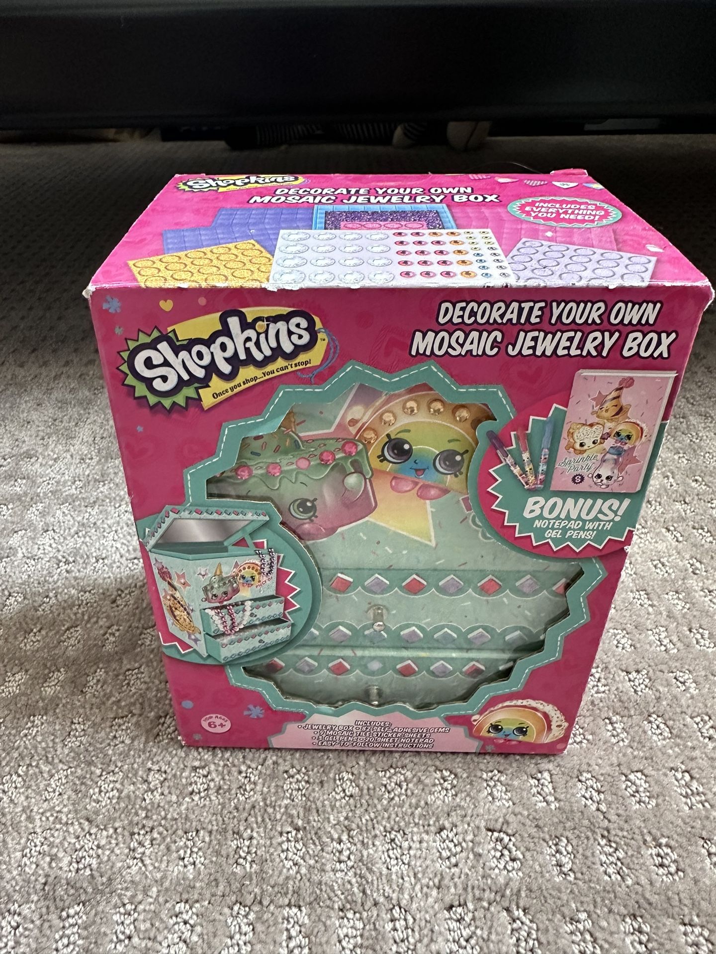 Shopkins Mosaic Jewelry Box 